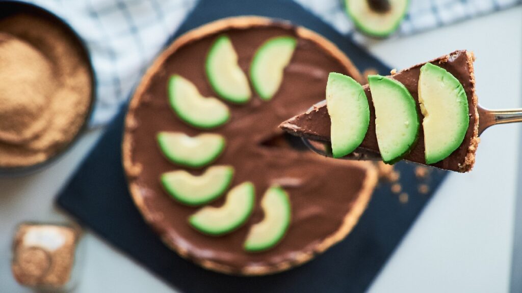 Schokoladen-Avocado-Kuchen-Titelbild